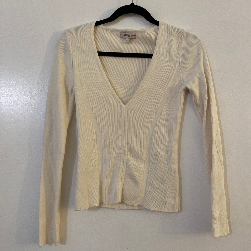Guess V Neck Sweater